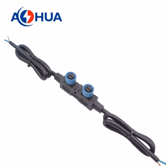 IP67 IP68 M15 1 2 3 Way 300V 1 to 2 Male and Female Plug F Type Connector