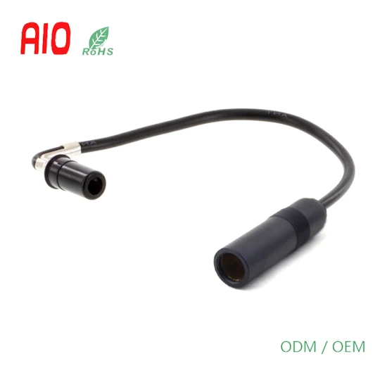 Conjunto de cabo certificado do adaptador da antena do conector RF da precisão alta ISO9001 RoHS para a antena de rádio