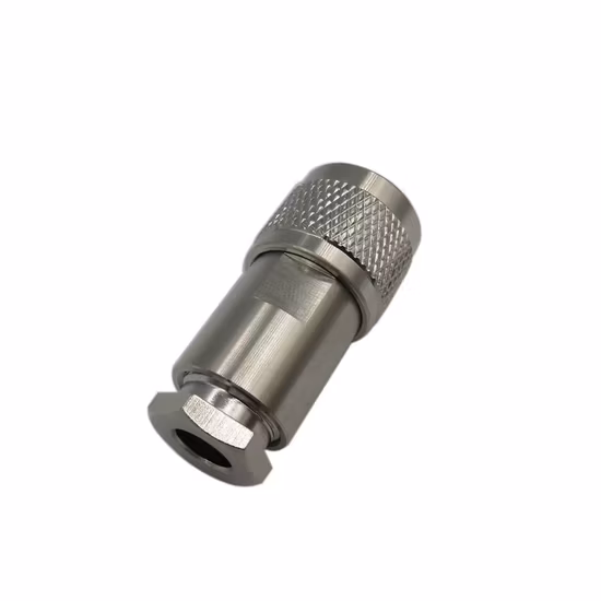 Conector de braçadeira macho tipo N coaxial RF para cabo LMR300